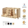 thumbnail image 2 of Ariel Cambridge 60 Inch Double Sink Base Cabinet In Oak, 2 of 10