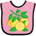 thumbnail image 3 of Inktastic I Love Lemons with Lemon Tree Branch Illustration Boys or Girls Baby Bib, 3 of 4