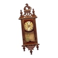 thumbnail image 4 of Reloj de Pared para Casa de Muñecas 1/12, Reloj Antiguo, Modelo de Juego, Reloj con Marco de Madera Delicado, Accesorio de Escena en Miniatura, Adorno Marrón Macarena Reloj de casa de muñecas, 4 of 8