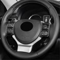 thumbnail image 5 of Carbon Fiber Car Steering Wheel Button Panel Cover Decal Trim, 5 of 5