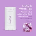 thumbnail image 3 of Desodorante nativo de lila y té blanco, 72 horas, control de olores, 50 ml, 3 of 4