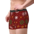 thumbnail image 4 of Disketp Merry Christmas Men'S Boxer Briefs,Soft And Breathable Cotton Underwear With Comfortflex Waistband, 4 of 9