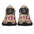 thumbnail image 5 of Golden Retriever American flag Shoes Sneakers Black Size 10.5, 5 of 7