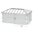 thumbnail image 3 of Canopia by Palram Dallas 14 x 20 Gazebo Mosquito Netting Set, 3 of 6
