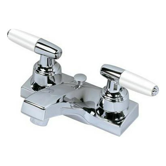 HomePointe 204659 Lavatory Faucet With Pop-Up, 2 Handle, Chrome - Quantity 4