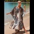 thumbnail image 4 of Vestido Caftán con Estampado Animal para Mujer, Talla Grande, para Playa, Verano 2025 LeopardPoint Talla Única, 4 of 10