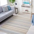 thumbnail image 2 of SAFAVIEH Kilim Wilford Striped Area Rug, Natural/Light Blue, 3' x 5', 2 of 11