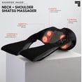 thumbnail image 2 of Neck Shoulder Massage with Soothing Heat, Electric Shiatsu Back Massager, 2 of 8