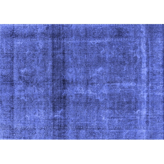 Ahgly Company Indoor Rectangle Persian Blue Bohemian Area Rugs, 4' x 6'