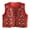 red, variant on Rdhnmea Floral Embroidered Vest for Women Boho Vintage Sleeveless Open Front Cardigan Shirt Trendy Waistcoat Outwear Gilet Streetwear