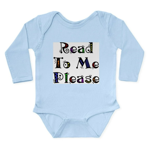 CafePress - Read To Me Please Infant Body Suit - Long Sleeve Cotton Baby Bodysuit