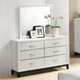 thumbnail image 3 of Roundhill Furniture Stout Contemporary 6-Drawer Dresser with Mirror, 3 of 9