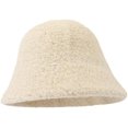 thumbnail image 1 of LinYooLi Y2K Hat Female Fashion Autumn/Winter Solid Color Wool Fisherman Hat Thicken Warm Bucket Hat Simple Basin Hat Male, 1 of 8
