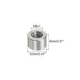 thumbnail image 2 of Unique Bargains 5Pack Écrous de Connecteur Ronds, Écrou de Manchon de Couplage M6x8x12mm, 2 of 4