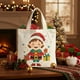 thumbnail image 1 of Bolsa de Lona con Manzanas para Nochebuena con Regalos de Papá Noel, 1 of 6