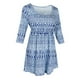 thumbnail image 1 of Vestido de Playa jinwen Suelto de Rayas Con Cuello Nuevas Mujeres, 1 of 8