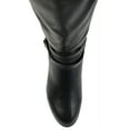 thumbnail image 5 of Journee Womens Ivie Wide Calf Stacked Heel Riding Boots, 5 of 10