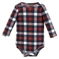 thumbnail image 4 of Hudson Baby Cotton Long-Sleeve Bodysuits, 5-Pack, Newborn- 24 Months, 4 of 7