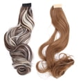 thumbnail image 2 of Ponytail Hairpieces,2pcs 60cm Ponytail Hair Gradient Lady Fake Hair Ponytail Hair Extension Next-Gen Design, 2 of 14