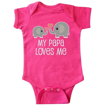 

Inktastic My Papa Grandpa Loves Me Gift Baby Boy or Baby Girl Bodysuit