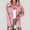 Pink, variant on Brondbend Coats Women Jacket Womens Turndown Collar Long Sleeved Button Outerwear Solid Color Warm Casual Loose Jacket Lady Vacation Tops Blue