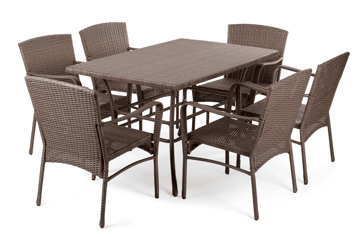 CTE Trading CTE1616SET7 7 Piece Outdoor Dining Patio Furniture Set