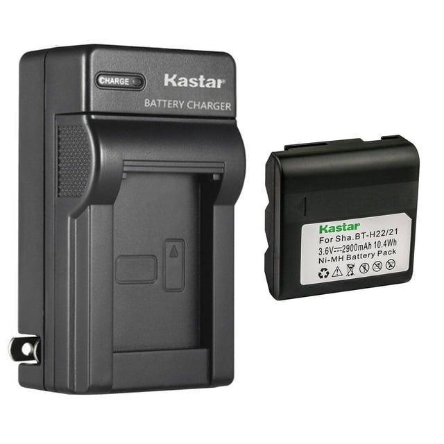 Kastar Battery Charger Kit For Sharp VL-E Series Camcorders – Includes BT-H22/H21 2900mAh Li-Ion Battery & Charger