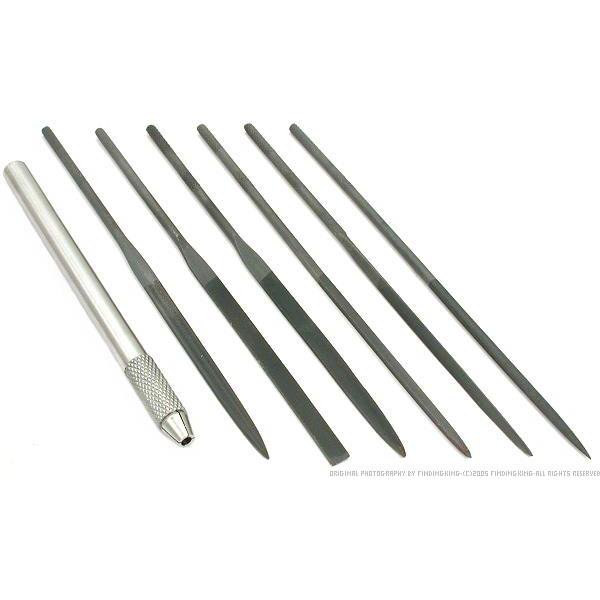 7 Needle Files Jewelers Watchmakers Metal Filing Tools - Walmart.com ...