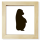 thumbnail image 1 of Retrato animal negro orangután Pantalla de escritorio de pared de fotograma cuadrado, 1 of 4