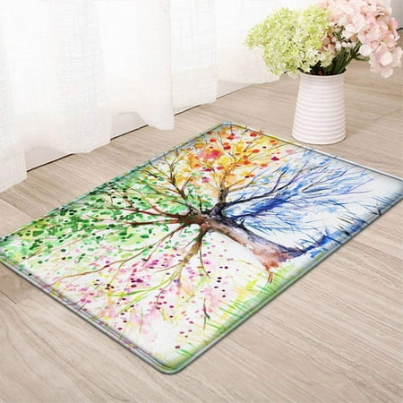Leevan Accent Rug Modern No Shedding Non Slip Machine