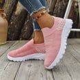 thumbnail image 6 of ibiyuan Orthopedic Dress Shoes for Women Knit Upper Embroidery Walking Shoes Women Adjustable Upper Walking Anti-Skid Women Sneakers Casual Hands Free Platform Mary Janes Workout Gym Shoes, 6 of 9