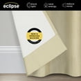 thumbnail image 4 of Eclipse Kendall Modern Blackout Curtains, 63 In Long x 42 In Wide, Café, Sold as a Single Curtain Panel, 4 of 7
