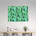 thumbnail image 2 of Cactus green Pattern Tapestry for Bedroom - Tapestry Wall Hanging Wall Tapestry for Dorm Wall Decor Home Decoration , Aesthetic Funny Tapestry 29 x 37in, 2 of 5