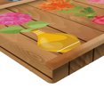 thumbnail image 2 of Ambesonne Floral Fitted Sheet, Cartoon Flowers in Vase, Queen Size, Multicolor, 2 of 3