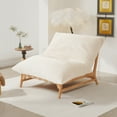 thumbnail image 4 of Sdorens Modern Accent Chair,Comfy Reading Chair,Lounge Chair Indoor for Living Room,Bedroom and Reading Room,Large Bean Bag Chair with Solid Wood Frame,Beige, 4 of 12
