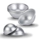 thumbnail image 3 of Molde para pastel de medios bola de 8 cm, molde para hornear pudín de postre de bikini con hemisferio de aluminio, para pasteles, mouses, pudines, pasteles, etc., 3 of 7