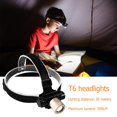thumbnail image 3 of Kuymtek Linterna LED T6 5W 500LM 3 modos Telescopio recargable Linterna frontal con zoom, 3 of 8