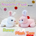 thumbnail image 6 of Easter Bunny Pink Rabbit Bunny Stuffed Animal, Rabbit Plush Toys,  Soft and Huggable Bunny Stuffy Stuffed Animals Party Favors Easter Stuffed Animals Toys, Easter Decor Birthday Gifts, 6 of 11