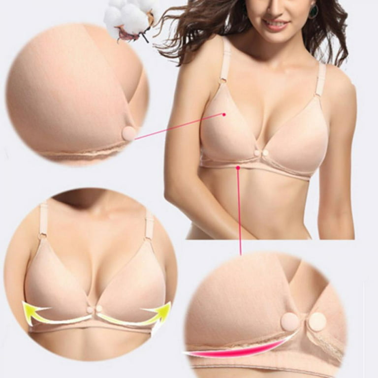 Cotton Knit Maternity Nursing Bra Anti Sagging, Thin, Wirefree For  Breastfeeding, Pregnancy, And Postpartum Summer Gathers For Mothers Y0925  From Mengqiqi05, $11.65