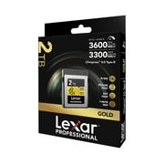 Lexar 2TB Professional GOLD CFexpress 4.0 Type B Memory Card