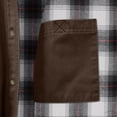 thumbnail image 6 of Mens Flannel Lined Shirt Jacket Long Sleeve Snap Button Western Jacket Cargo Outdoor Cowboy Shirts Jackets with Pockets, 6 of 7