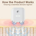 thumbnail image 4 of Microcurrent Facial Device, Mini Microcurrent Face Lift Device for Face Lifting and Facial Sculpting, Portable Facial Roller Massager Tool for Man and Woman,White, 4 of 7