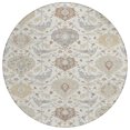 thumbnail image 2 of Addison Rugs Chantille Indoor/Outdoor Transitional Geometric, Abstract Ivory Washable Round Rug, 8' x 8', 2 of 6