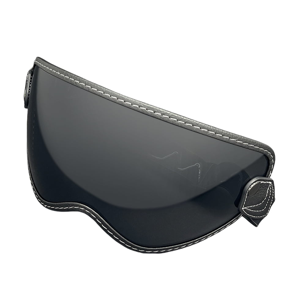 Retro Bubble Visor Helmet Shield Vintage Elastic Band Open Face Full-Face Motorcycle Accessories