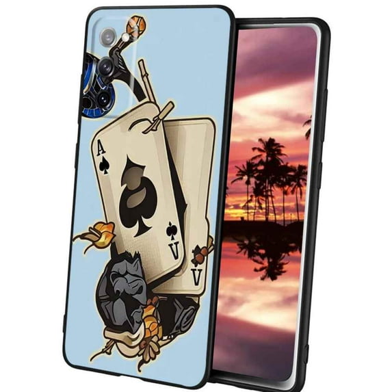 Compatible with Samsung Galaxy S20 Phone Case, Cards-Casino-82 Case Men Women, Flexible Silicone Shockproof Case for Samsung Galaxy S20
