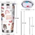 thumbnail image 5 of Custom Mothers Day Tumbler Gifts 20oz Stainless Steel Custom Mom Tumbler with Lids and straws,Mama Gifts Personalized Insulated Tumbler With Pictures For Mom Wife Grandma Presents, 5 of 6