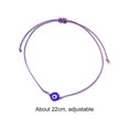 thumbnail image 6 of opvise 1 Pair Couple Bracelets Creative Shape Wear Resistant Wax Line Handmade Couple Braided Evil Eyes Bracelets for Party, 6 of 8