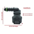 thumbnail image 4 of Conector Manguera Combustible 90° Universal 6.3 Mm, 4 of 4