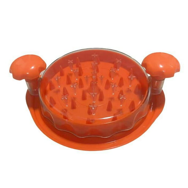 Chicken Shredder Large Chicken Breast Shredder Tool Twist with Brush&Fork, Visible Meat Shredder Machine, Anti-Slip Strip, Ergonomic Handle, BPA Free, Suitable for Pork Beef Chicken(Orange)