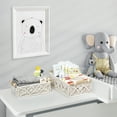 thumbnail image 2 of Sorbus Storage Wicker Baskets for Baby Room, Bedroom, Nursery, Changing Station, Linens, Diapers, Toiletries-Set of 2, 2 of 6